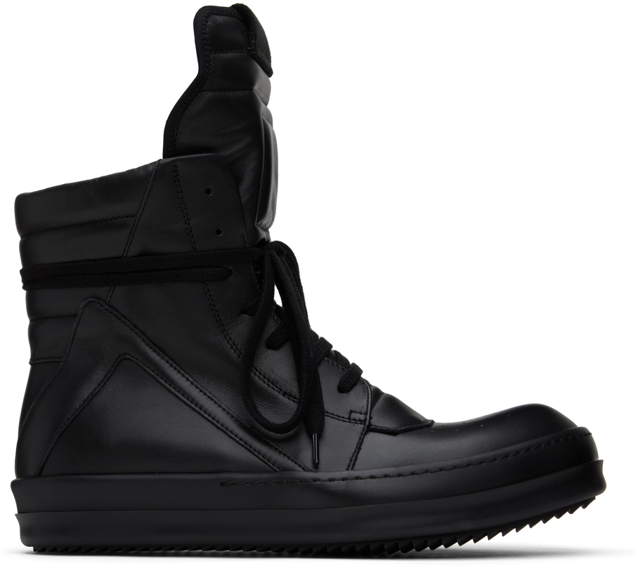 Rick owens sale geobasket all black