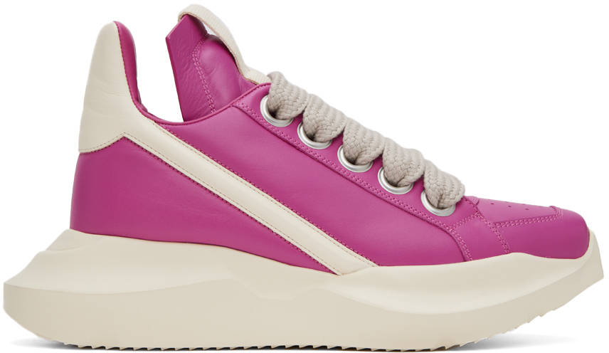 Rick Owens: Pink Geth Sneakers | SSENSE