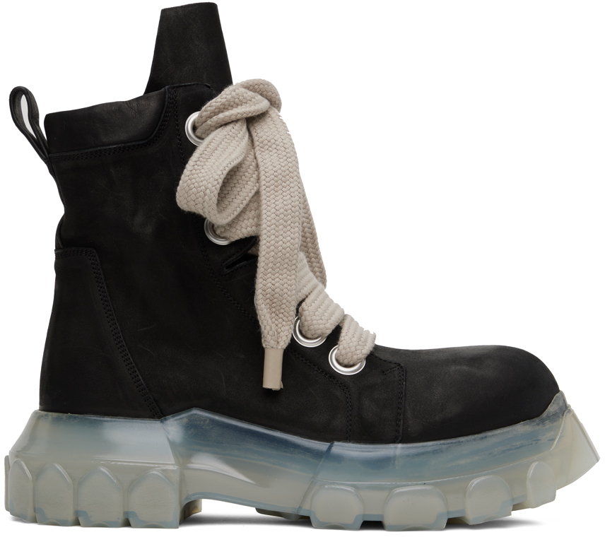 Rick Owens Bozo Tractor Boots In Brown