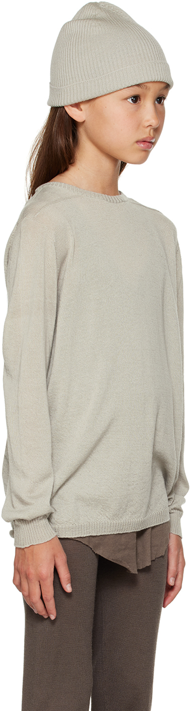 Rick Owens Sweatshirt Aus Schurwolle In Pearl