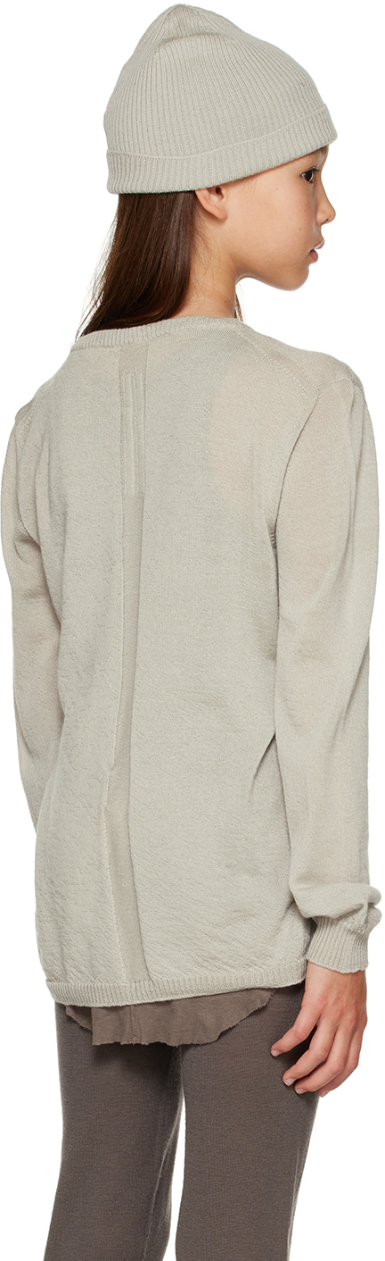 Rick Owens Sweatshirt Aus Schurwolle In Pearl