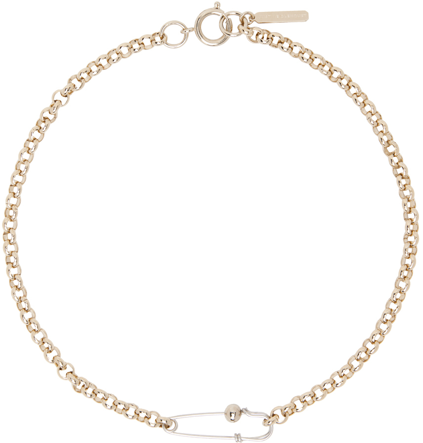 Justine Clenquet Gold Erin Necklace
