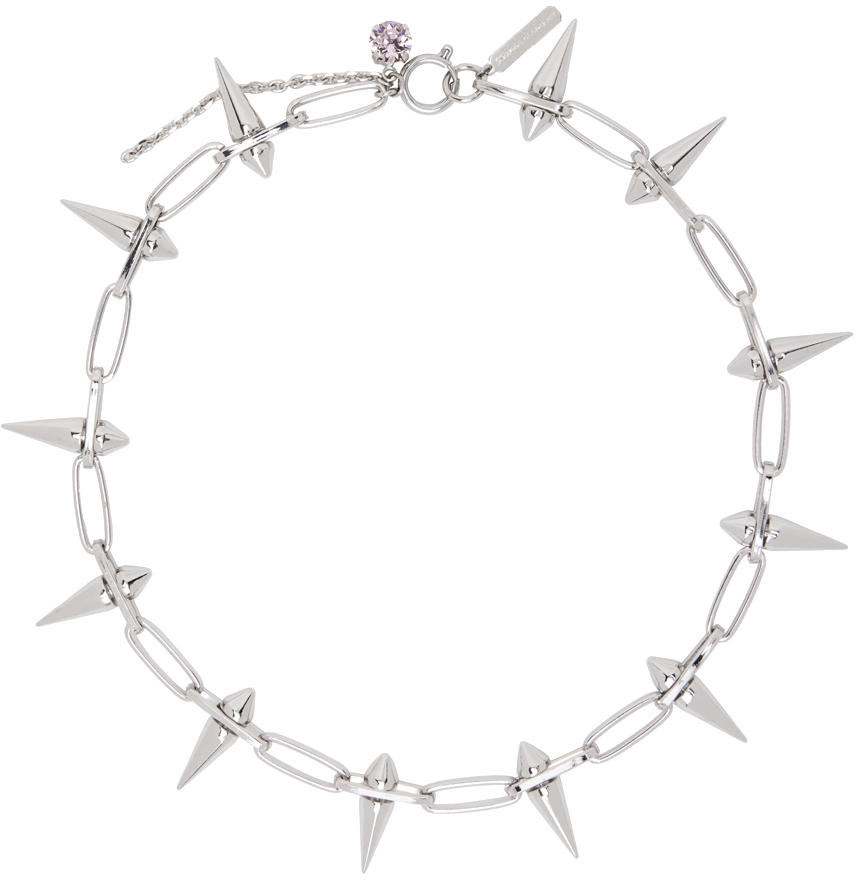 Justine Clenquet Silver Jenna Necklace