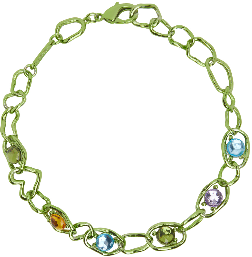 Rainbow Polka Party Crushed Chain Bracelet | Collina Strada