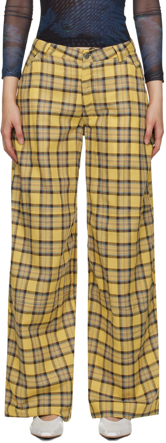 Yellow Lawn Trousers