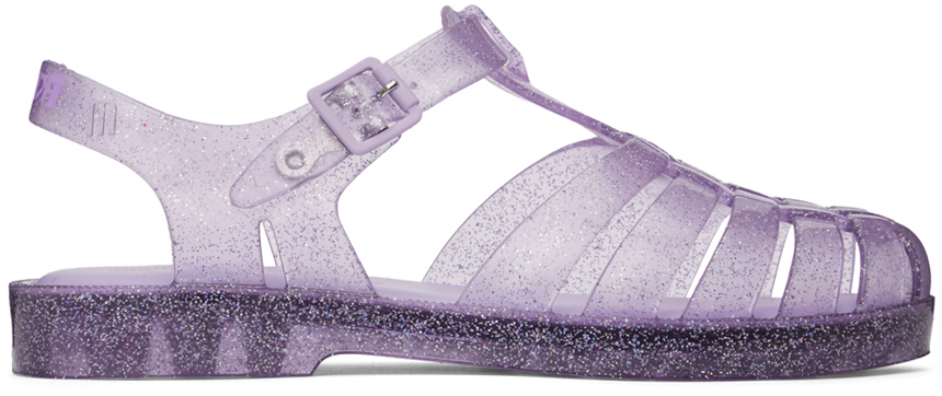 Collina Strada Purple Melissa Edition Possession Sandals In Al395 Glitter Purple