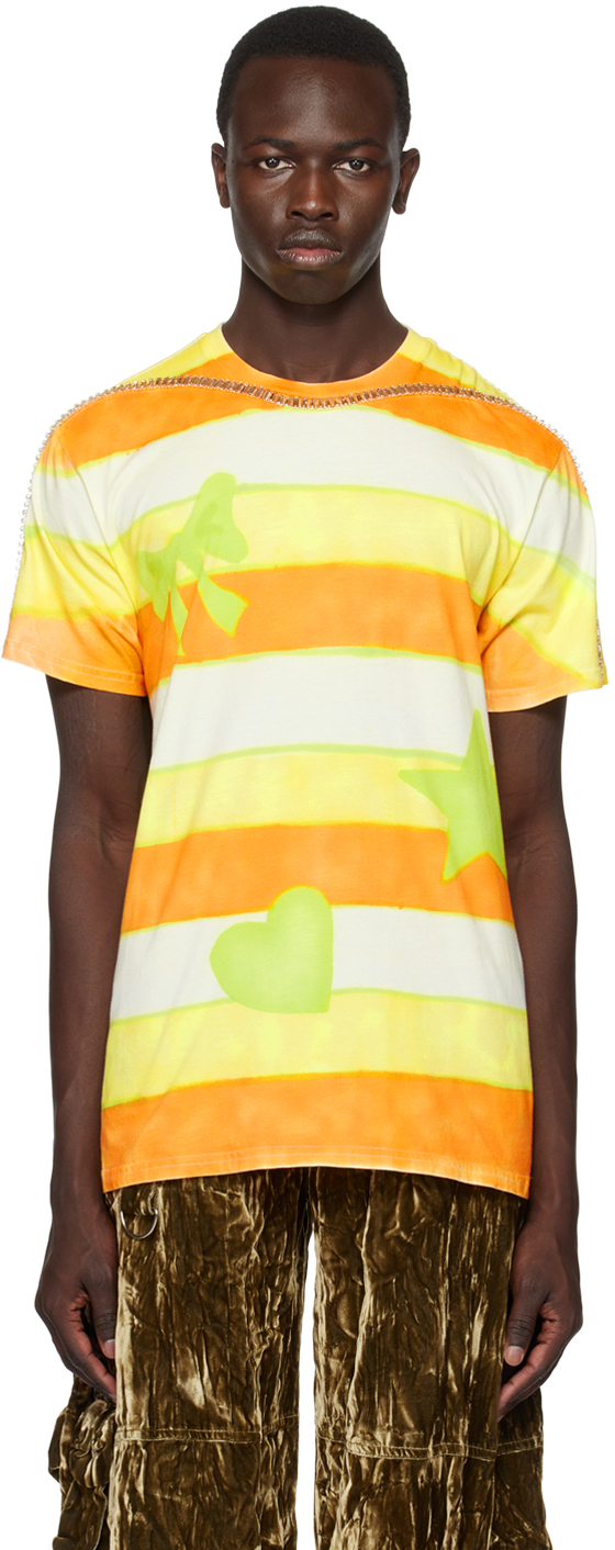 Collina Strada Multicolor Sporty Spice T-shirt In Teddy Stripe