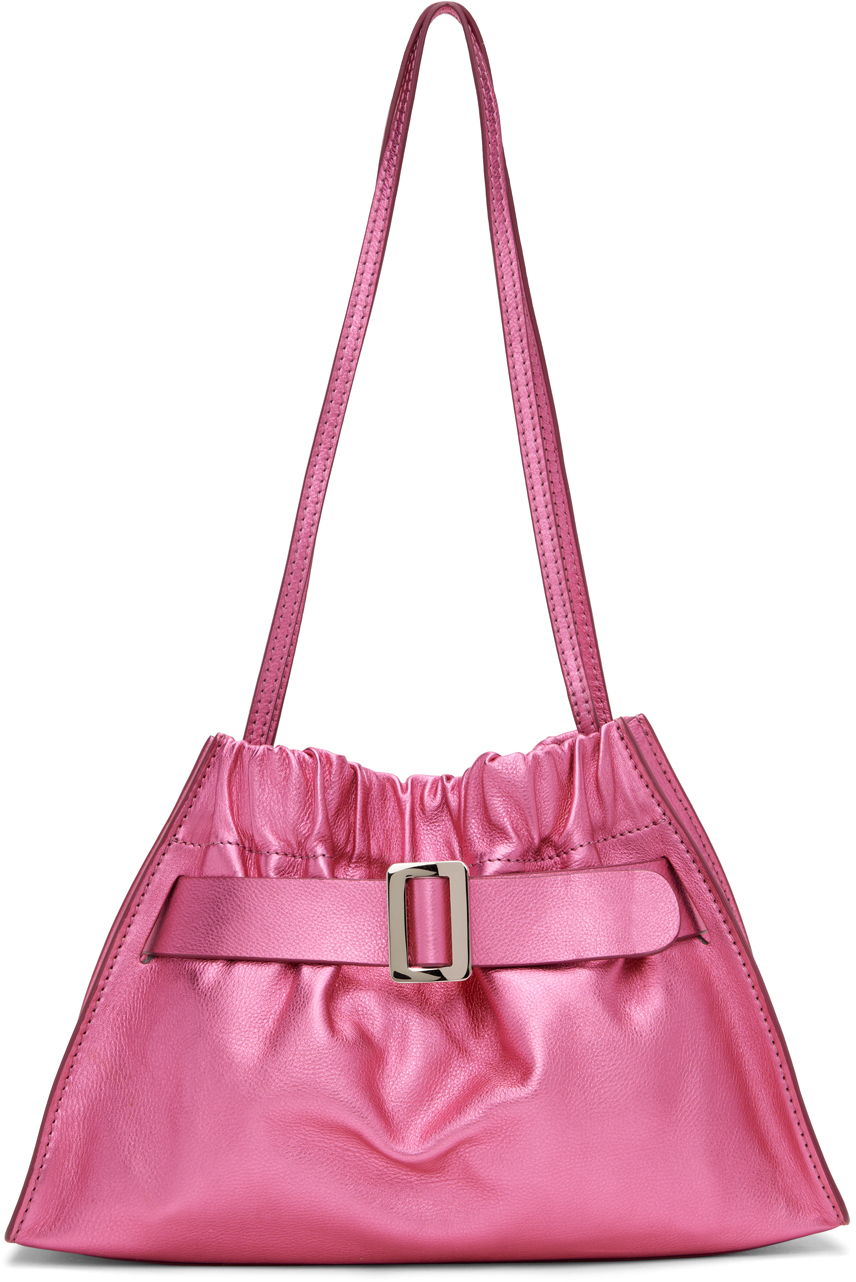 BOYY Pink Scrunchy Satchel Bag SSENSE