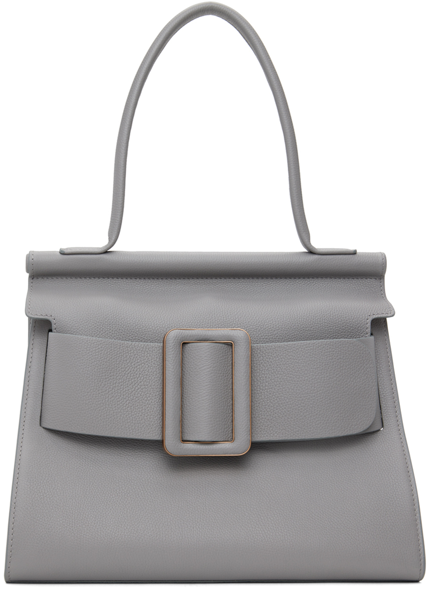 BOYY: Gray Karl Soft Top Handle Bag | SSENSE Canada