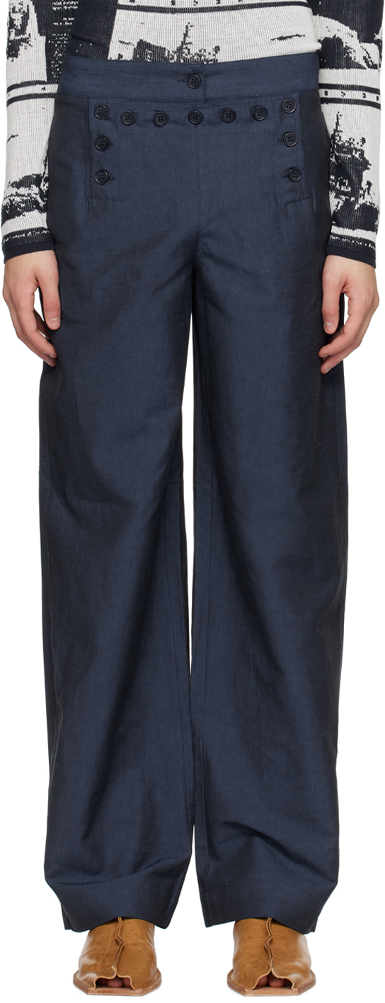 Serapis Navy Sailor Trousers