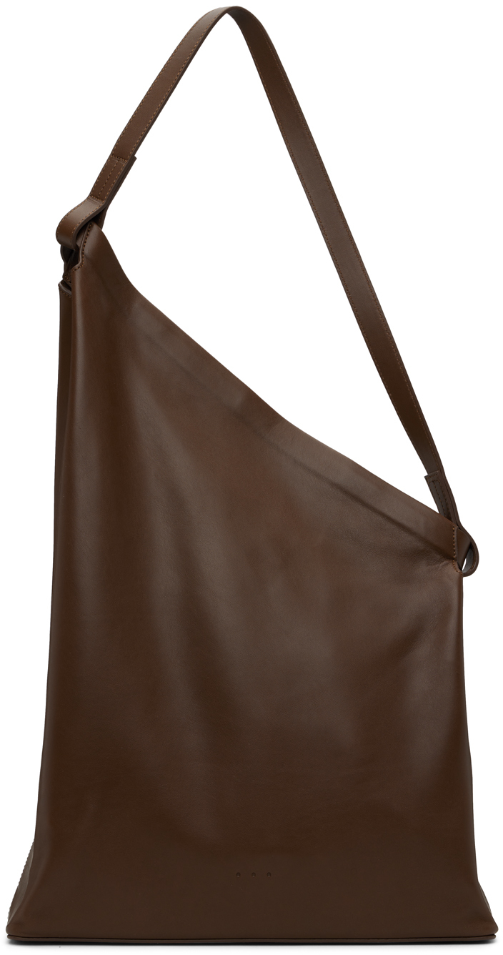 Aesther Ekme SSENSE Exclusive Brown Sway Shoulder Bag