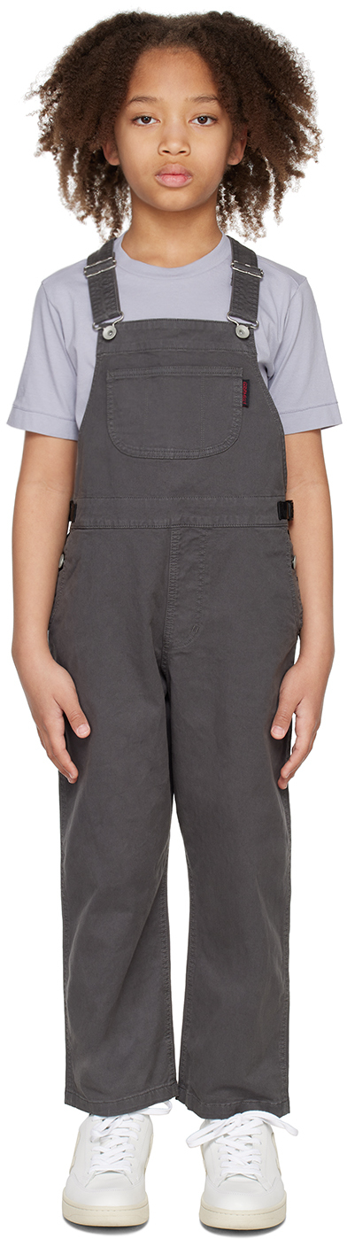 Gramicci Kids Gray Adjustable Overalls In Charcoal | ModeSens
