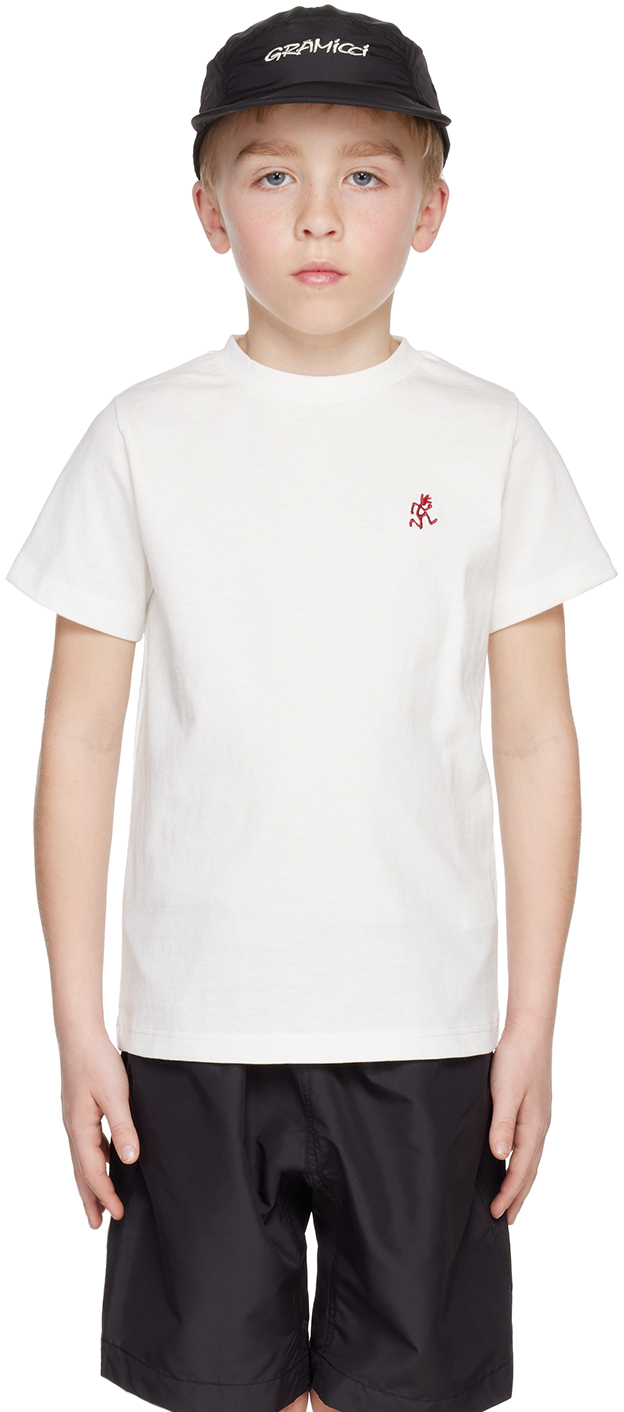 Gramicci Kids White One Point T-shirt