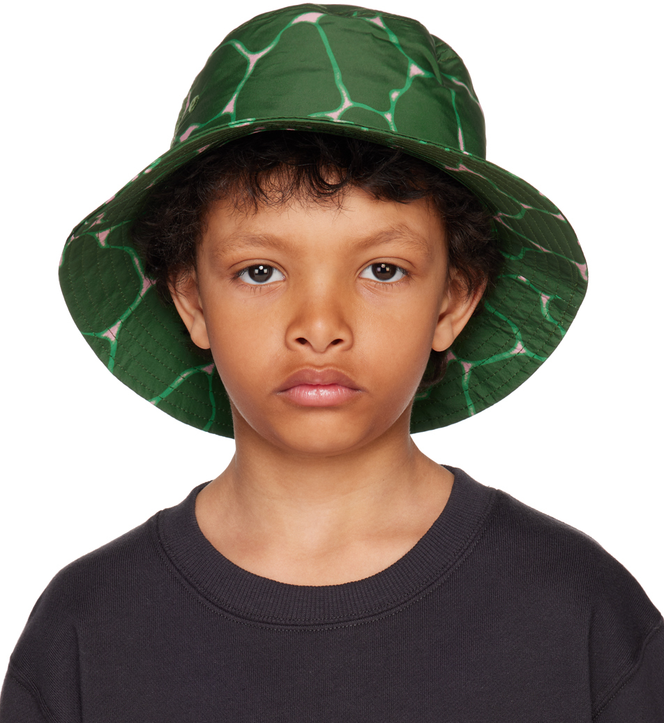 Kids Green Shell Bucket Hat by Gramicci Kids