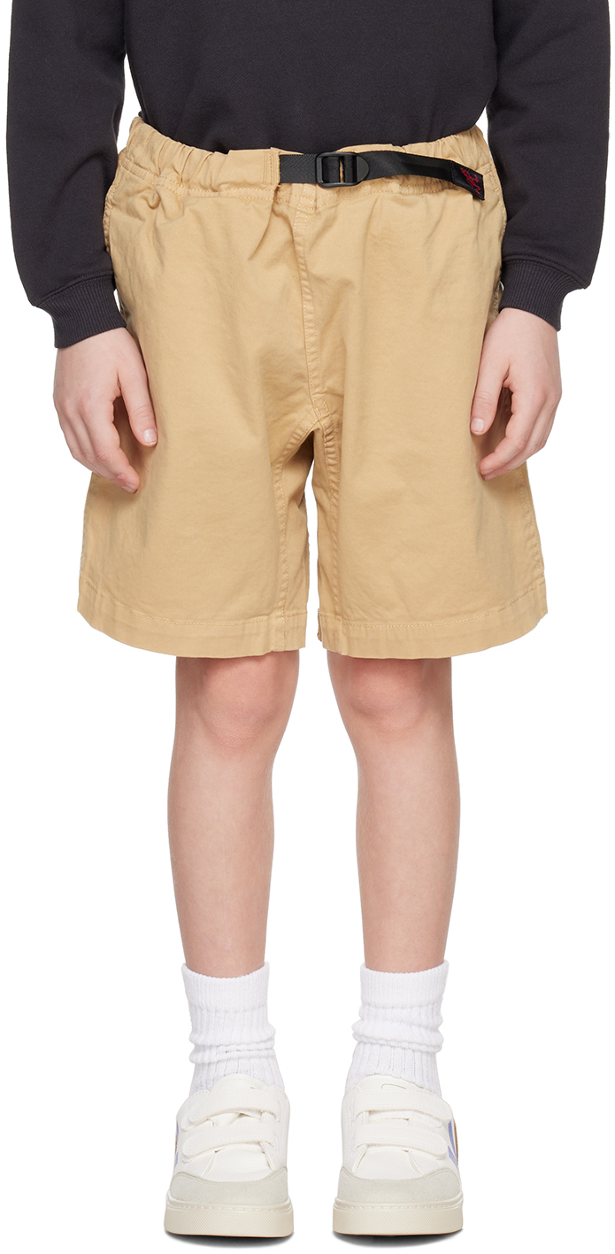 Gramicci Kids Khaki G Shorts In Chino