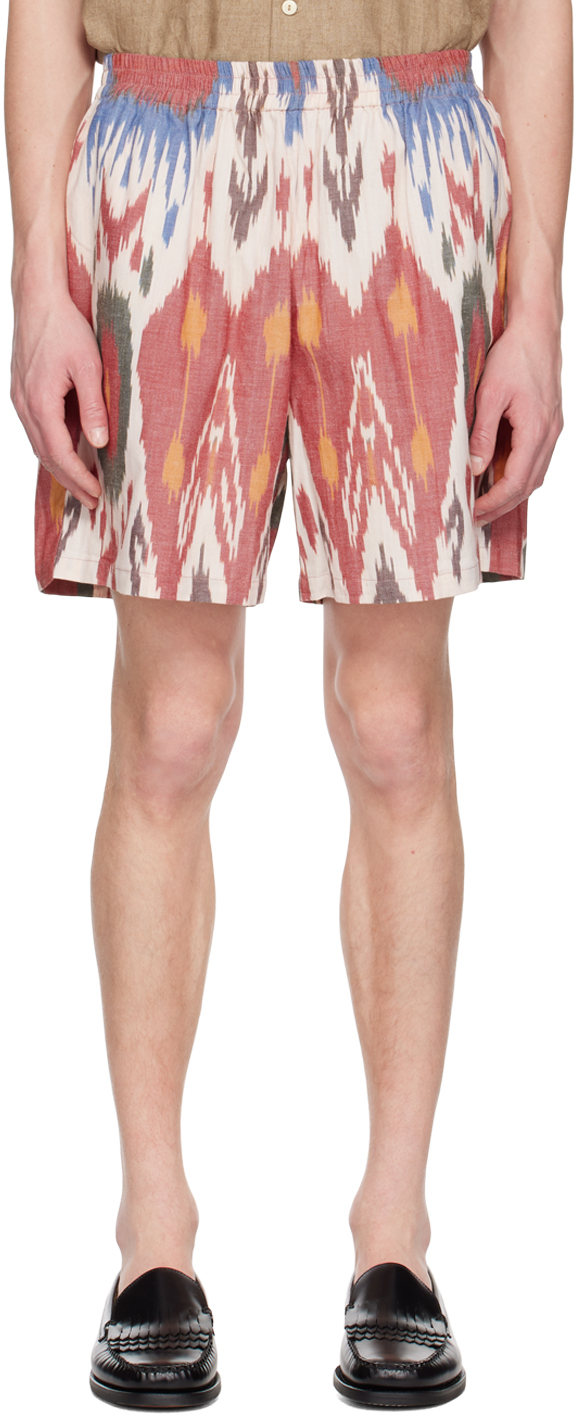 HARAGO Multicolor Ikat Shorts