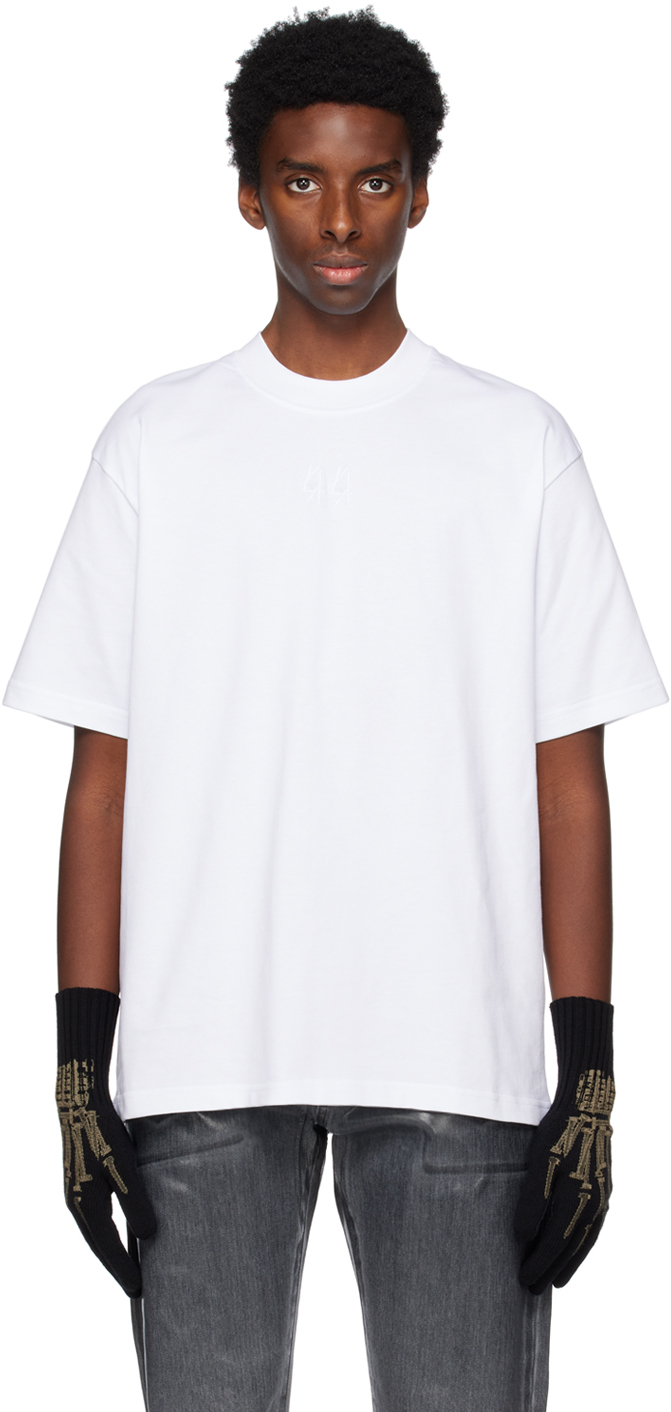 44 Label Group: White 44 Skull T-Shirt | SSENSE
