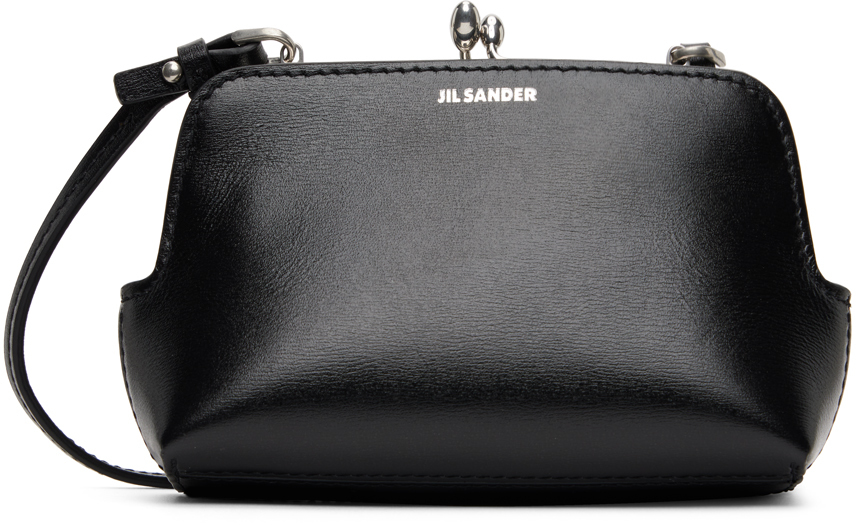 Jil Sander Black Micro Goji Bag