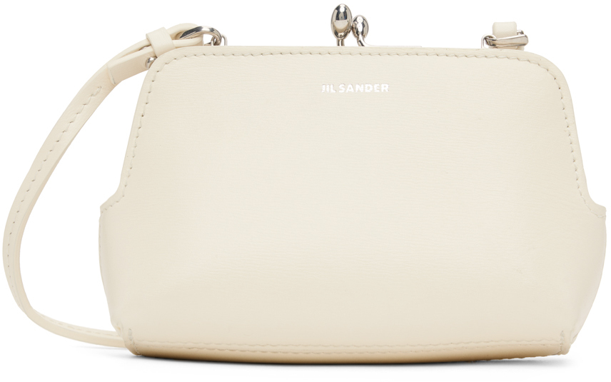 Jil Sander: White Micro Goji Bag | SSENSE UK