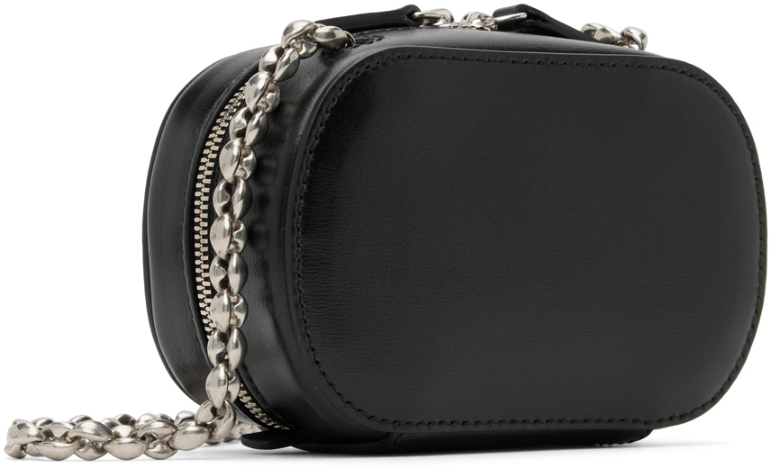 Jil Sander Smooth-leather Mini Crossbody Bag In 001 Black
