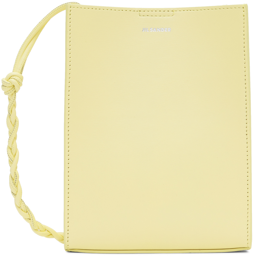 Jil Sander Yellow Small Tangle Bag In 742 Light Pastel Yel