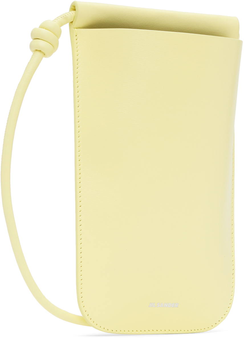 Jil Sander Yellow Giro Phone Pouch | Smart Closet