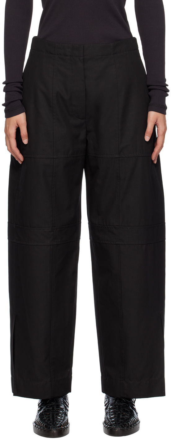 Black Water-Repellent Trousers