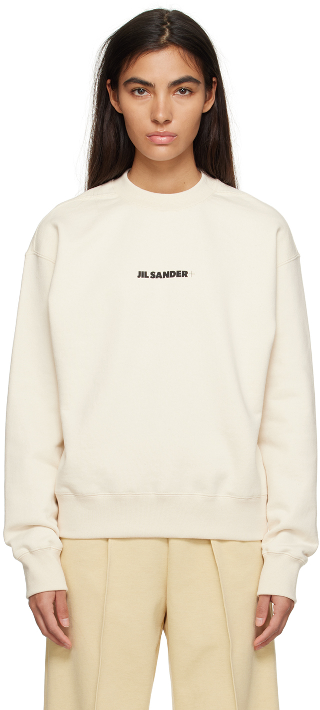 Jil Sander Off-White Printed Sweatshirt