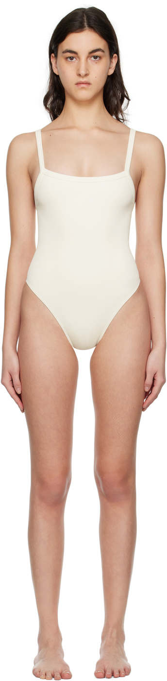 Lido Off-White Trentanove One-Piece Swimsuit