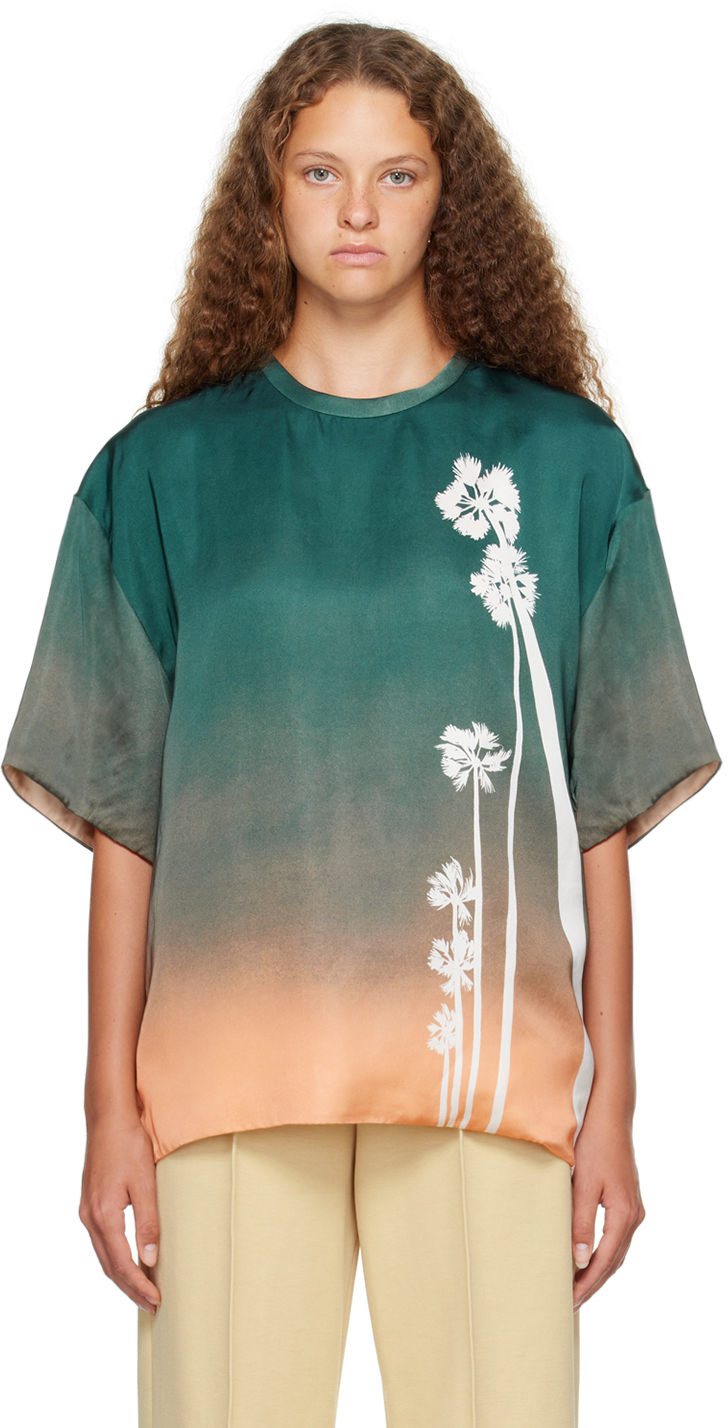 Green Printed T-Shirt