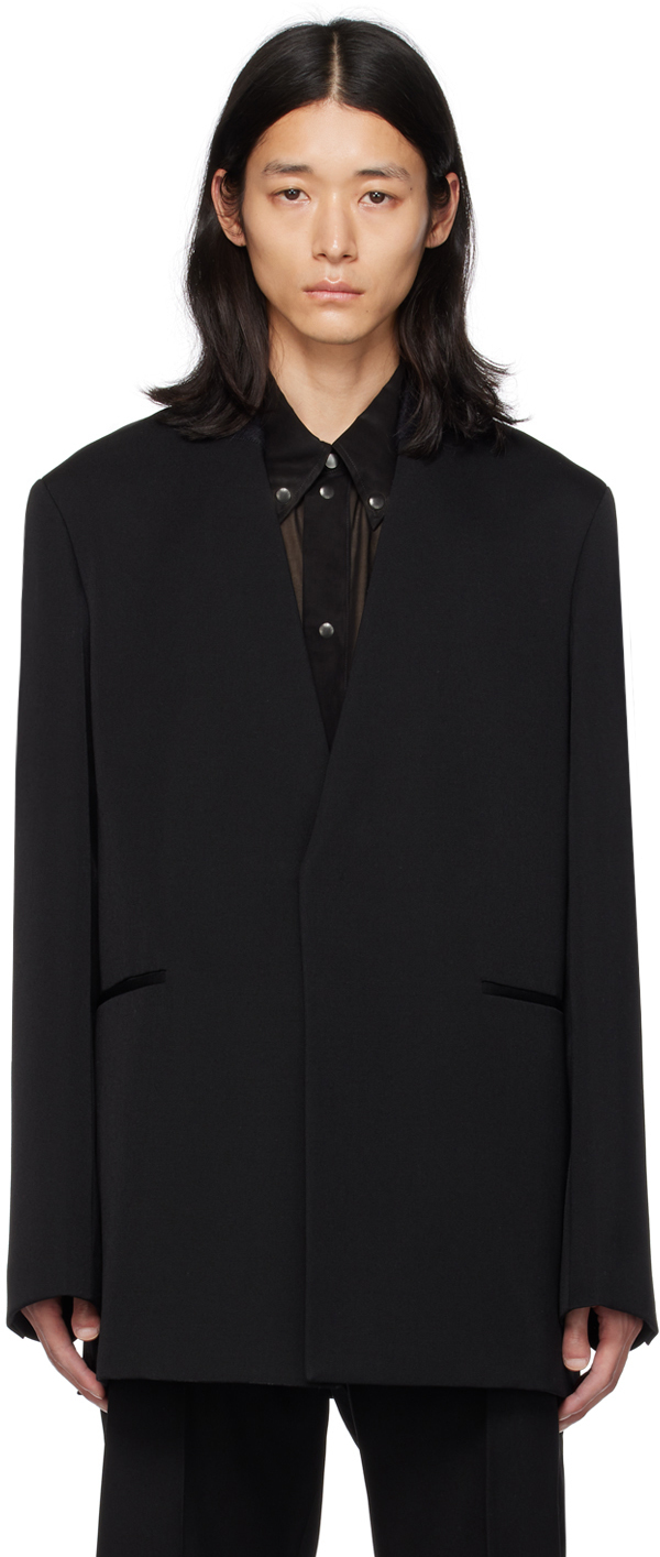 Jil Sander: Black Tailored Blazer | SSENSE