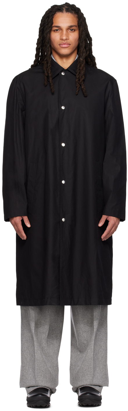 jilsanderコート JIL SANDER】「TIPTON LOGO VISCOSE COAT 」 バックロゴステン