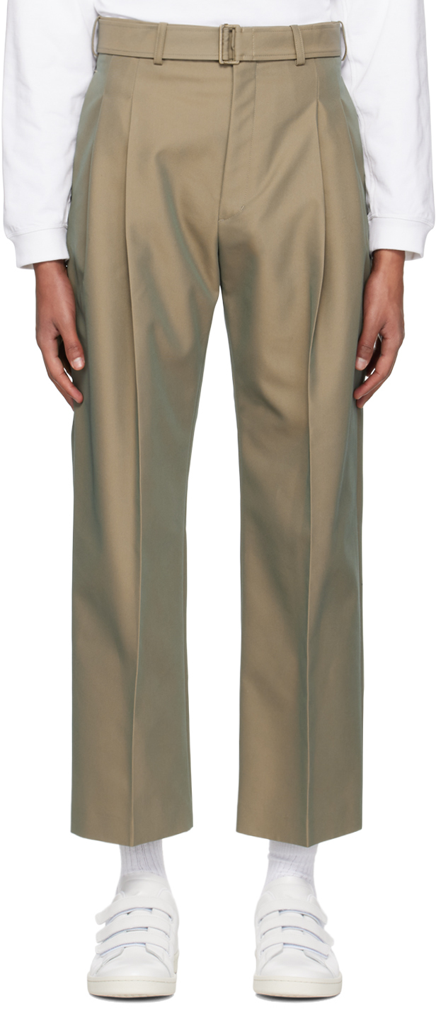 Rito Structure Khaki Belted Trousers