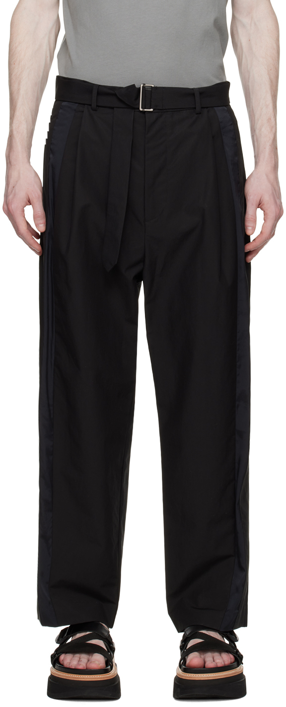 rito structure: Black Combined Trousers | SSENSE