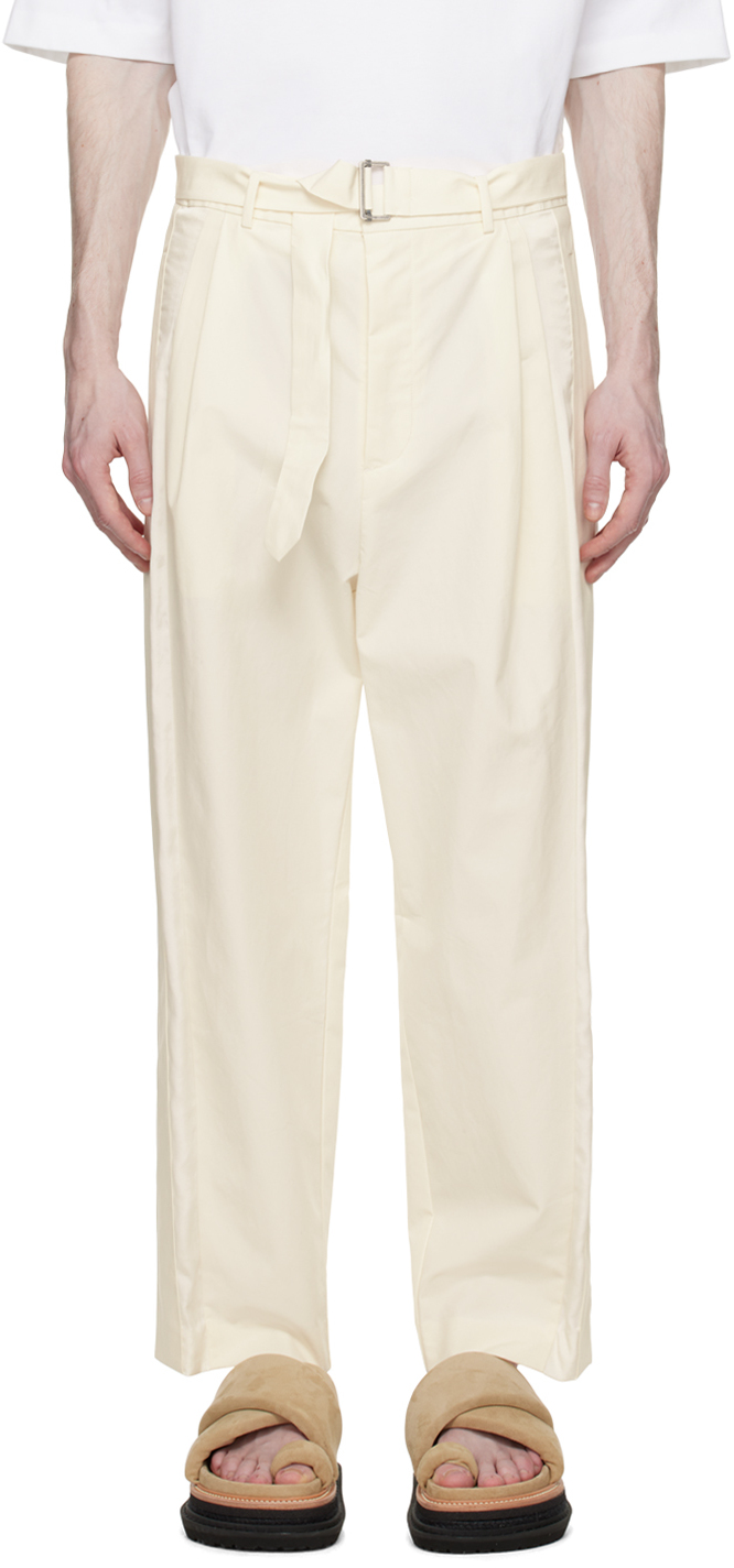 Rito Structure Off-white Combined Trousers