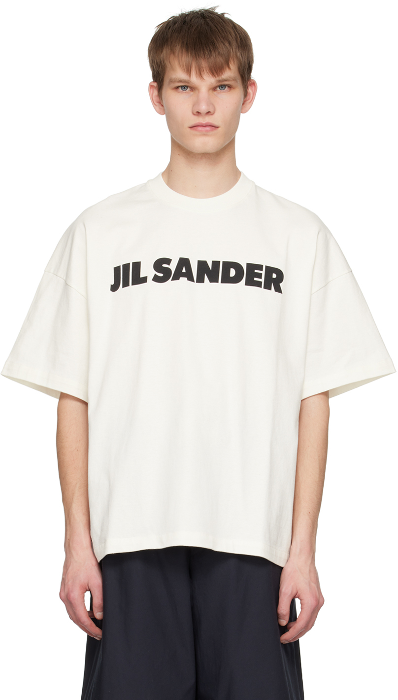 Jil Sander: White Boxy T-Shirt | SSENSE Canada