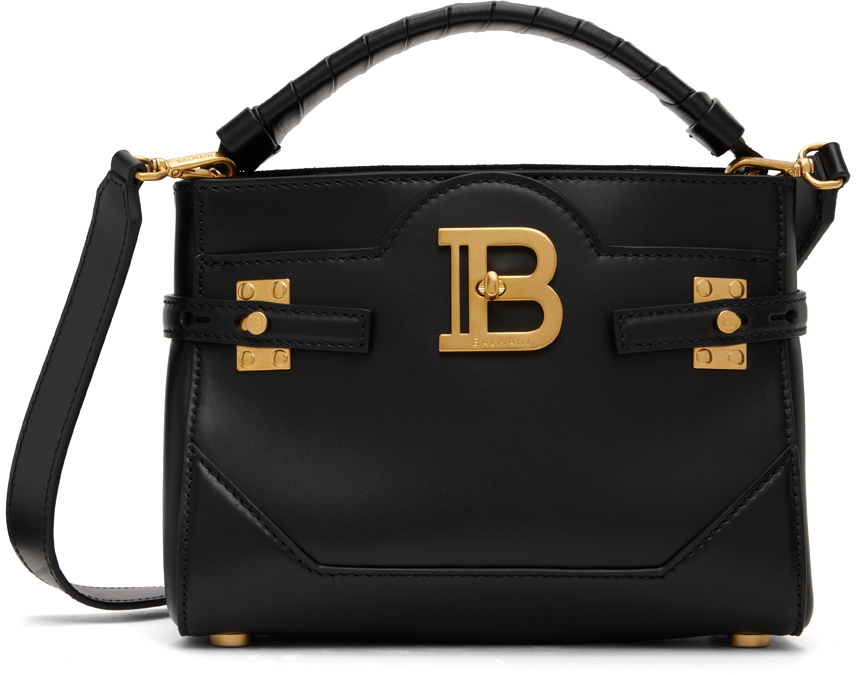 Balmain: Black B-Buzz 22 Bag | SSENSE UK
