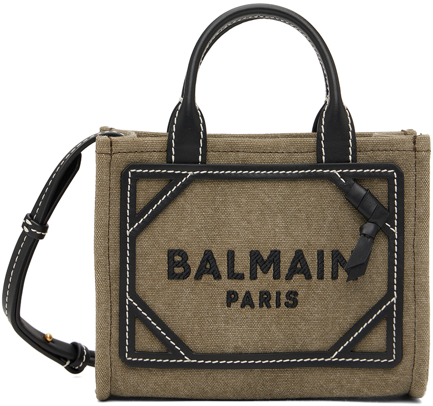 Balmain Sky Print B-buzz 19 Shoulder Bag in Metallic