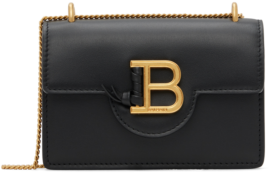 Balmain: Black B-Buzz Bag | SSENSE