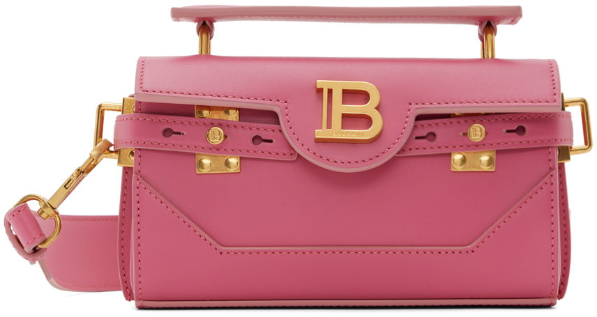 Balmain Pink B-Buzz 19 Shoulder Bag