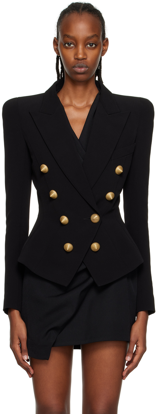Black Buttoned Blazer