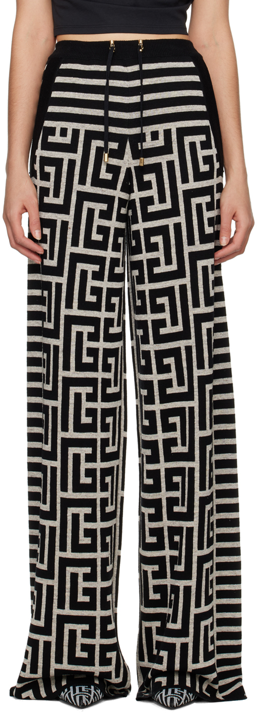 Balmain Outlet: flared trousers - Yellow | Balmain pants VF0PP035X467  online on GIGLIO.COM