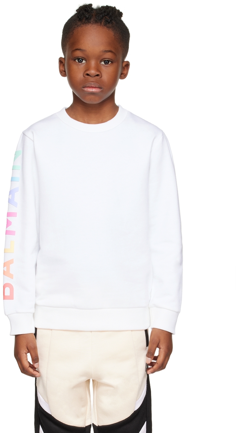 Kids 2025 white sweatshirt