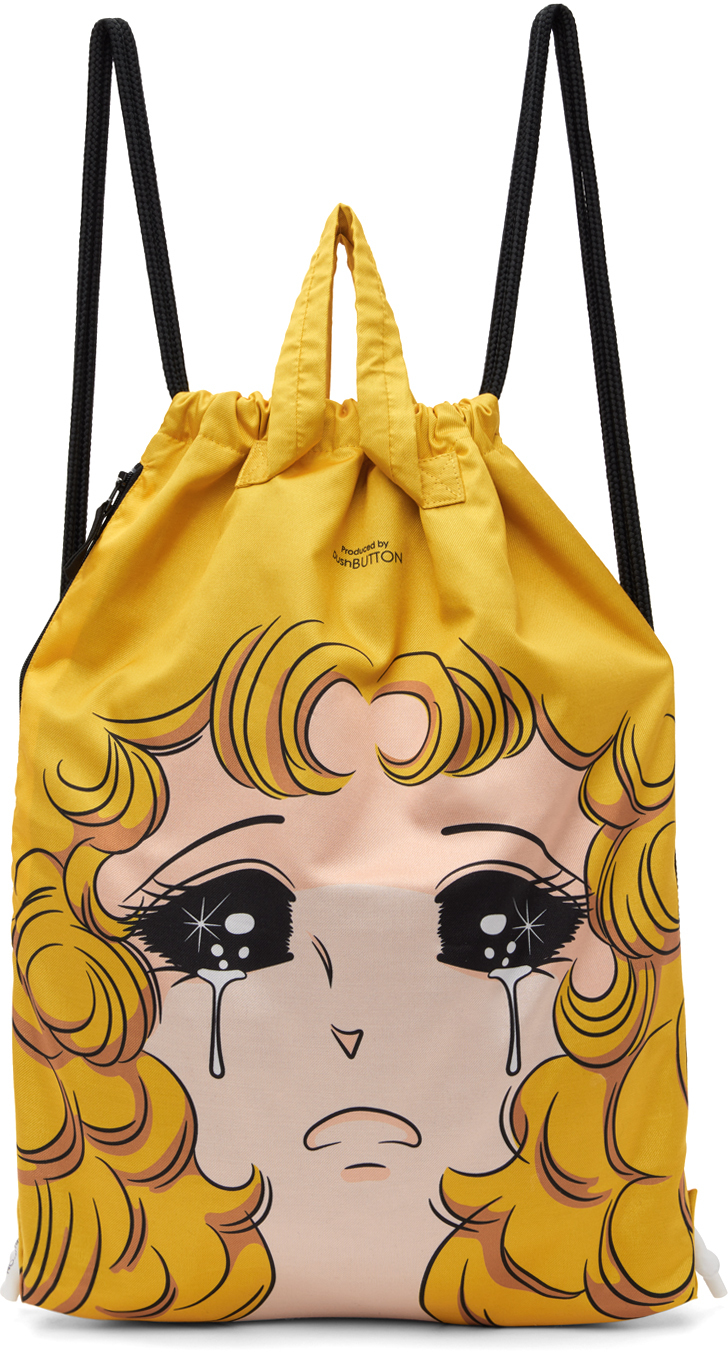 SSENSE Exclusive Yellow Crying Girl Backpack