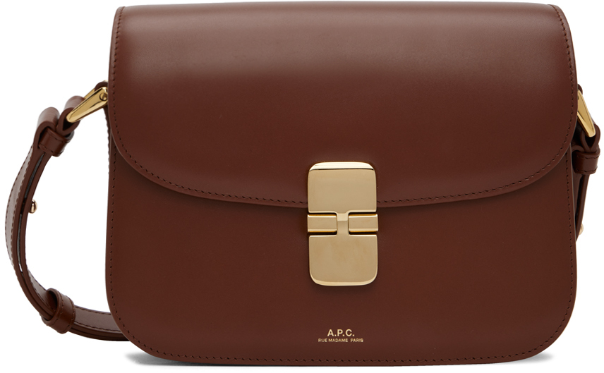 APC BROWN SMALL GRACE BAG