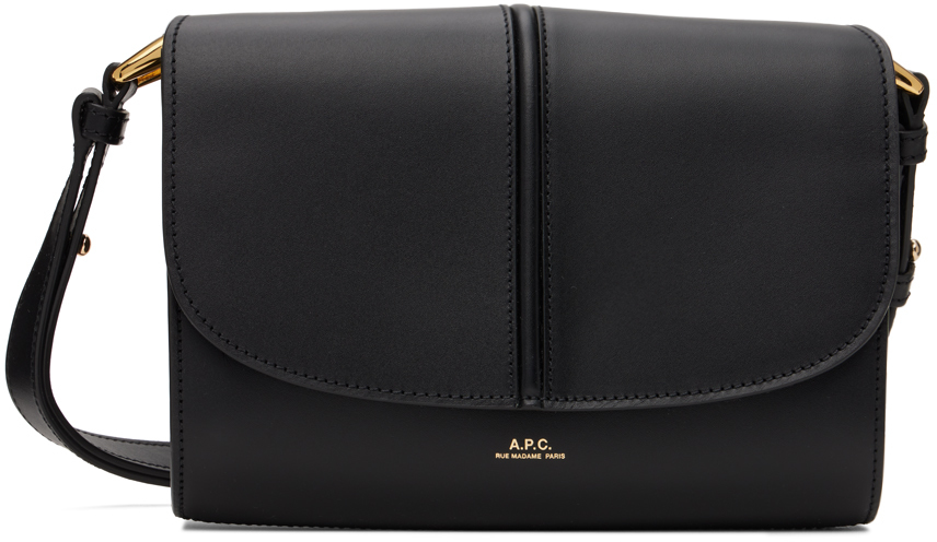 A.P.C.: Black Small Betty Horizon Bag | SSENSE Canada