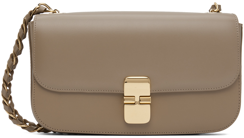 Green Grace Baguette Bag by A.P.C. Accessories for $20