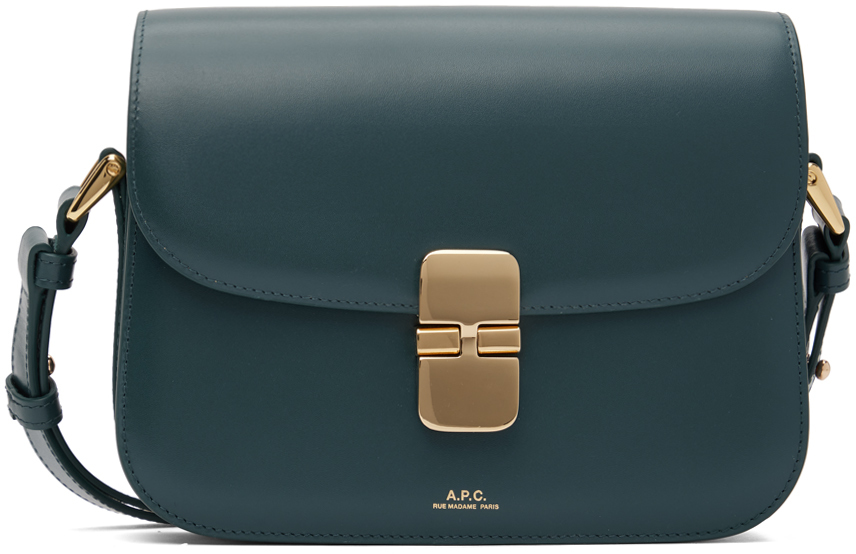 A.P.C. Grace Small Shoulder Bag in Green