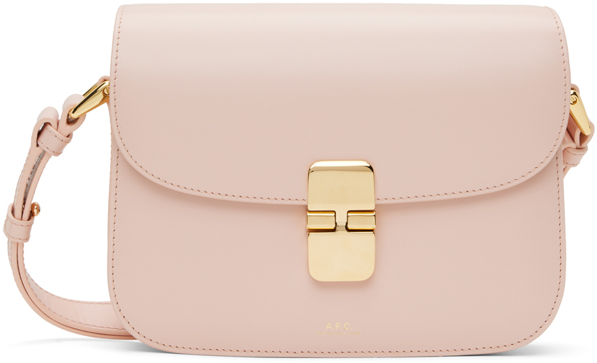 A.P.C.: Pink Small Grace Bag | SSENSE