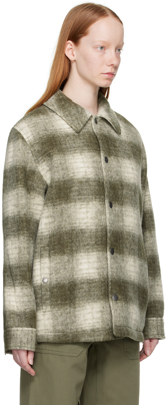 Apc Khaki New Alan Jacket In Jaa Kaki